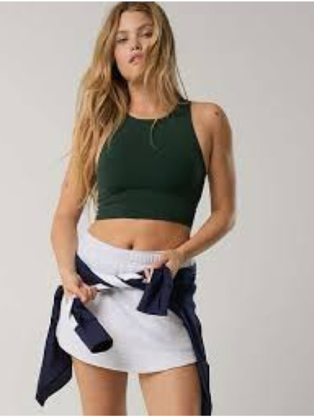 OFFLINE by aerie high neck sports bra tank
